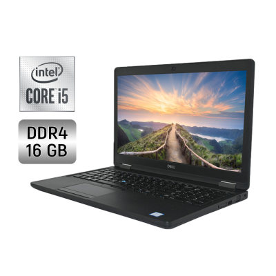 БУ Ноутбук Ультрабук Б-класс Dell Latitude 5590 / 15.6" (1366x768) TN / Intel Core i5-8350U (4 (8) ядра по 1.7 - 3.6 GHz) / 16 GB DDR4 / 256 GB SSD / Intel UHD Graphics 620 / WebCam / Windows 10