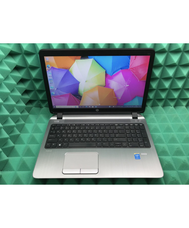 Ноутбук Б клас HP ProBook 450 G2 / 15.6 (1366x768) TN / Intel Core i3-5005U (2 (4) ядра по 2.0 GHz) / 4 GB DDR3 / 128 GB SSD / Intel HD Graphics 5500 / WebCam / USB 3.0 / DVD-RW / HDMI фото_1