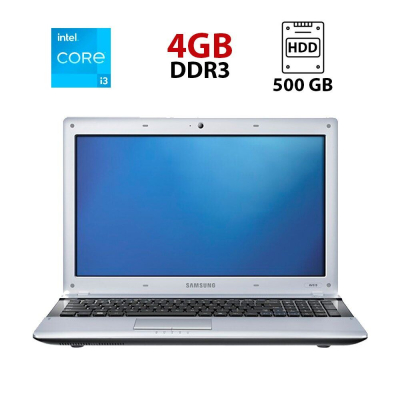 БУ Ноутбук Ноутбук Б-класс Samsung RV515 / 15.6" (1366x768) TN / Intel Core i3-370M (2 (4) ядра по 2.4 GHz) / 4 GB DDR3 / 500 GB HDD / nVidia GeForce 315M, 512 MB GDDR3, 64-bit / WebCam