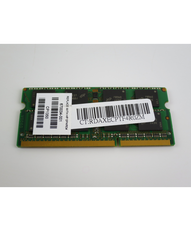 8GB DDR3 1600 MHz Micron PC3-12800 1.35 V Оперативна пам'ять SODIMM для ноутбуків фото_2