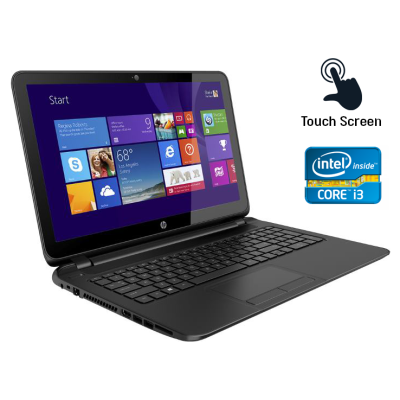 БУ Ноутбук Ноутбук HP 15-1010dx / 15.6" (1366x768) TN Touch / Intel Core i3-4010U (2 (4) ядра по 1.7 GHz) / 8 GB DDR3 / 256 GB SSD / Intel HD Graphics 4400 / WebCam / Windows 10 