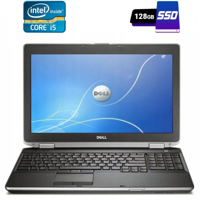 БУ Ноутбук Ноутбук Б-класс Dell Latitude E6530 / 15.6" (1366x768) TN / Intel Core i5-3210M (2 (4) ядра по 2.5 - 3.1 GHz) / 4 GB DDR3 / 120 GB SSD / Intel HD Graphics 4000 / DVD-RW / HDMI