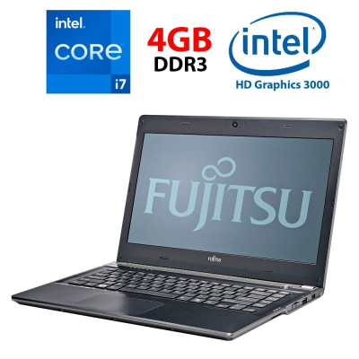 БУ Ноутбук Ноутбук Fujitsu Б-класс LifeBook FGNB225 / 13.3" (1366x768) TN / Intel Core i7-2620M (2 (4) ядра по 2.7 - 3.4 GHz) / 4 GB DDR3 / 500 GB HDD / Intel HD Graphics 3000 / WebCam