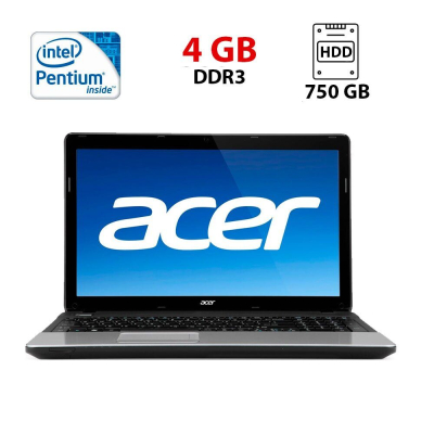 БУ Ноутбук Ноутбук Б-класс Acer E1-531 / 15.6" (1366x768) TN / Intel Pentium B960 (2 ядра по 2.2 GHz) / 4 GB DDR3 / 750 GB HDD / Intel HD Graphics 2000 / WebCam