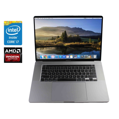 БУ Ноутбук Ультрабук Apple MacBook Pro 16 A2141 Touch Bar / 16" (3072x1920) IPS / Intel Core i7-9750H (6 (12) ядер по 2.6 - 4.5 GHz) / 16 GB DDR4 / 512 GB SSD / AMD Radeon Pro 5300M, 4 GB GDDR6, 128-bit / WebCam / MacOS