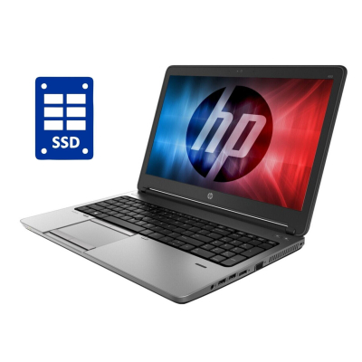 БУ Ноутбук Ноутбук HP ProBook 650 G1 / 15.6" (1366x768) TN / Intel Core i3-4100M (2 (4) ядра по 2.5 GHz) / 8 GB DDR3 / 240 GB SSD / Intel HD Graphics 4600 / WebCam / DVD-ROM / Win 10 Pro