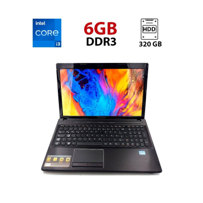 БУ Ноутбук Ноутбук Lenovo G580 / 15.6" (1366x768) TN / Intel Core i3-3110M (2 (4) ядра по 2.4 GHz) / 6 GB DDR3 / 320 GB HDD / Intel HD Graphics 4000 / WebCam