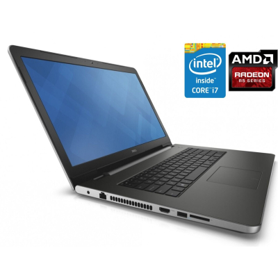 БУ Ноутбук Игровой ноутбук Dell Inspiron 5759 / 17.3" (1920x1080) IPS Touch / Intel Core i7-6500U (2 (4) ядра по 2.5 - 3.1 GHz) / 8 GB DDR3 / 240 GB SSD / AMD Radeon R5 M335, 4 GB DDR3, 64-bit / WebCam / DVD-ROM / Win 10 Pro