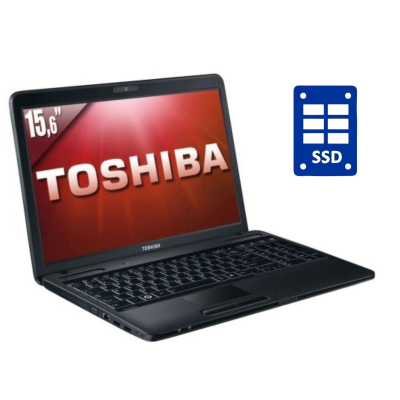 БУ Ноутбук Ноутбук Toshiba Satellite C660 / 15.6" (1366x768) TN / Intel Pentium T4500 (2 ядра по 2.3 GHz) / 8 GB DDR3 / 240 GB SSD / Intel HD Graphics 1000 / WebCam