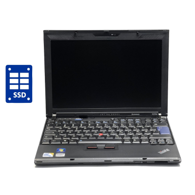 БУ Ноутбук Нетбук Б-класс Lenovo ThinkPad x200s / 12.5" (1280x800) TN / Intel Core 2 Solo ULV SU3500 (1 ядро по 1.4 GHz) / 4 GB DDR3 / 180 GB SSD / Intel GMA 4500MHD / WebCam