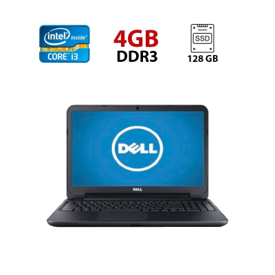 БУ Ноутбук Ноутбук Dell Inspiron 3521 / 15.6" (1366x768) TN / Intel Core i3-3217U (2 (4) ядра по 1.8 GHz) / 4 GB DDR3 / 128 GB SSD / Intel HD Graphics 4000 / WebCam
