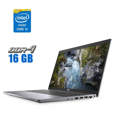 БУ Ноутбук Ультрабук Dell Precision 3560/ 15.6 " (1920x1080) IPS / Intel Core i5-1135g7 (4 (8) ядра по 2.4 - 4.2 GHz) / 16 GB DDR4 / 256 GB SSD M. 2 / Intel Iris XE Graphics / WebCam