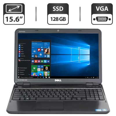 БУ Ноутбук Ноутбук Б-класс Dell Inspiron N5110 / 15.6" (1366x768) TN / Intel Core i5-2430M (2 (4) ядра по 2.4 - 3.0 GHz) / 8 GB DDR3 / 128 GB SSD / Intel HD Graphics 3000 / WebCam / VGA / HDMI