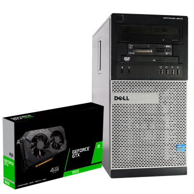 Системний блок Dell OptiPlex 9010 Tower Intel Core i7-3770 16Gb RAM 240Gb SSD 500Gb HDD + нова GeForce GTX 1650 4GB
