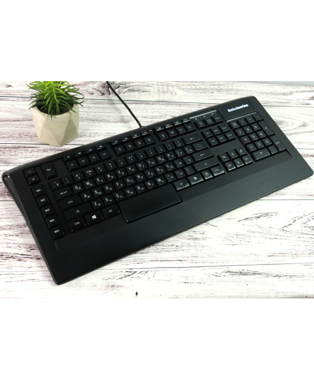 Ігрова клавіатура SteelSeries APEX RAW з білою підсвіткою і макроклавішами (64133) фото_1