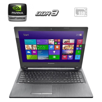 БУ Ноутбук Ноутбук Б-клас Lenovo G50 - 30 / 15.6" (1366x768) TN / Intel Celeron N2840 (2 ядра по 2.16-2.58 GHz) / 4 GB DDR3 / 256 GB SSD / nVidia GeForce 820M, 1 GB DDR3, 64-bit / WebCam