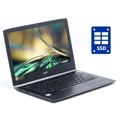 БУ Ноутбук Нетбук Acer Aspire S 13 S5-371-36YU / 13.3" (1920x1080) IPS / Intel Core i3-6100U (2 (4) ядра по 2.3 GHz) / 4 GB DDR3 / 128 GB SSD / Intel HD Graphics 520 / WebCam / Win 10 Home