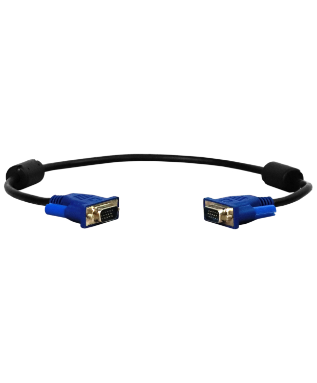 Новий кабель VGA-VGA 0.5m D-Sub 15Pin з феритовими кільцями