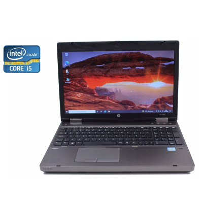 БУ Ноутбук Ноутбук HP ProBook 6570b / 15.6" (1600x900) TN / Intel Core i5-3230M (2 (4) ядра по 2.6 - 3.2 GHz) / 4 GB DDR3 / 120 GB SSD / Intel HD Graphics 4000 / WebCam / DVD-RW / Без АКБ