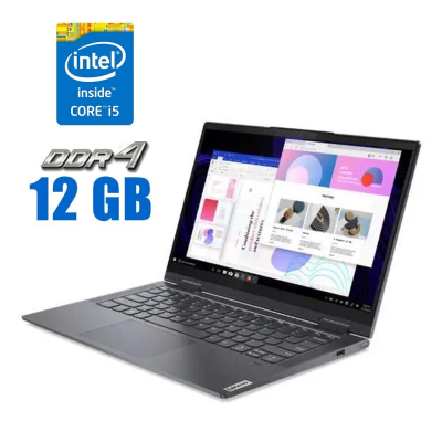 БУ Ноутбук Ноутбук-трансформер Lenovo Yoga 7 14ITL5 / 14" (1920x1080) IPS Touch / Intel Core i5-1135G7 (4 (8) ядра по 2.4 - 4.2 GHz) / 12 GB DDR4 / 480 GB SSD / Intel Iris Xe Graphics / WebCam 
