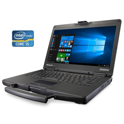 БУ Ноутбук Защищенный ноутбук-трансформер Panasonic Toughbook CF-54 / 14" (1920x1080) IPS / Intel Core i5-6300U (2 (4) ядра по 2.4 - 3.0 GHz) / 12 GB DDR3 / 480 GB SSD / Intel HD Graphics 520 / WebCam / Win 10 Pro