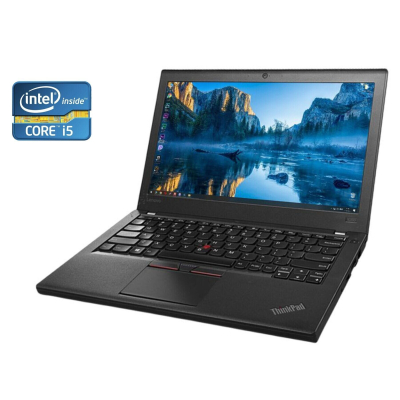 БУ Ноутбук Нетбук Lenovo ThinkPad X260 / 12.5" (1366x768) TN / Intel Core i5-6300U (2 (4) ядра по 2.4 - 3.0 GHz) / 4 GB DDR4 / 128 GB SSD / Intel HD Graphics 520 / WebCam