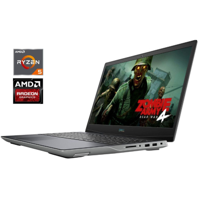 БУ Ноутбук Игровой ноутбук Dell G5 SE 5505 / 15.6" (1920x1080) IPS / AMD Ryzen 5 4600H (6 (12) ядер по 3.0 - 4.0 GHz) / 8 GB DDR4 / 256 GB SSD / AMD Radeon RX 5600M, 6 GB GDDR6, 192-bit / WebCam