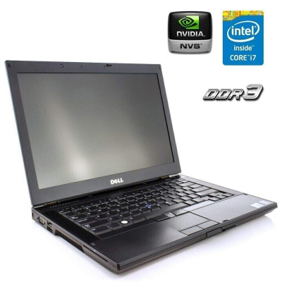 БУ Ноутбук Ноутбук Dell Latitude E6410 / 14" (1440x900) TN / Intel Core i7-640M (2 (4) ядра по 2.8 - 3.46 GHz) / 8 GB DDR3 / 320 GB HDD / nVidia NVS 3100M, 512 MB DDR3, 64-bit / WebCam