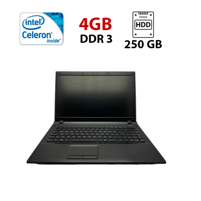 БУ Ноутбук Ноутбук Terra Mobile 1512 / 15.6" (1366x768) TN / Intel Celeron 1037U (2 ядра по 1.8 GHz) / 4 GB DDR3 / 250 GB HDD / Intel HD Graphics 2500 / WebCam / АКБ не держит