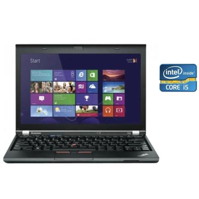 БУ Ноутбук Нетбук A-класс Lenovo ThinkPad X230 / 12.5" (1366x768) TN / Intel Core i5-3320M (2 (4) ядра по 2.6 - 3.3 GHz) / 4 GB DDR3 / 128 GB SSD / Intel HD Graphics 4000 / WebCam / Win 10 Pro