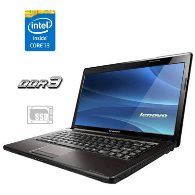 БУ Ноутбук Ноутбук Lenovo G570 / 15.6" (1366x768) TN / Intel Core i3-2350M (2 (4) ядра по 2.3 GHz) / 4 GB DDR3 / 120 GB SSD / Intel HD Graphics 3000 / WebCam / DVD-ROM