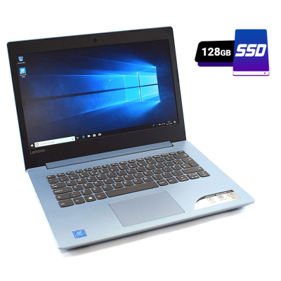 БУ Ноутбук Ноутбук Б-класс Lenovo IdeaPad 320-14IAP / 14" (1366x768) TN / Intel Pentium N4200 (4 ядра по 1.1 - 2.5 GHz) / 4 GB DDR3 / 128 GB SSD / Intel HD Graphics 505 / WebCam / HDMI