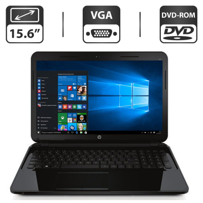 БУ Ноутбук Ноутбук Б-класс HP 15-d007ed / 15.6" (1366x768) TN / Intel Core i3-3110M (2 (4) ядра по 2.4 GHz) / 4 GB DDR3 / 500 GB HDD / Intel HD Graphics 4000 / WebCam / DVD-ROM / VGA