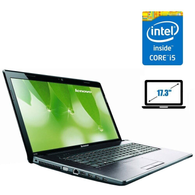 БУ Ноутбук Ноутбук Lenovo G780 / 17.3" (1600x900) TN / Intel Core i5-3230M (2 (4) ядра по 2.6 - 3.2 GHz) / 4 GB DDR3 / 120 GB SSD / Intel HD Graphics 4000 / WebCam