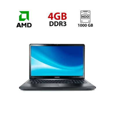 БУ Ноутбук Ноутбук Samsung NP355E7C / 17.3" (1600x900) TN / AMD A4-4300M (2 ядра по 2.5 - 3.0 GHz) / 4 GB DDR3 / 1000 GB HDD / AMD Radeon HD 7420G Graphics / WebCam