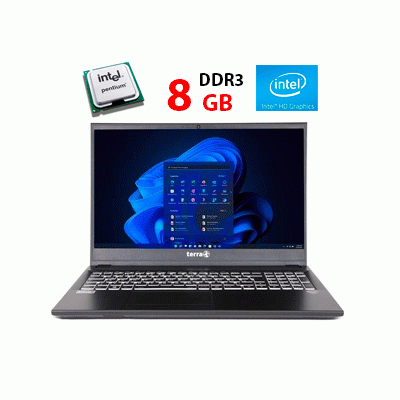БУ Ноутбук Ноутбук Terra Mobile 1315A / 15.6" (1920x1080) TN / Intel Pentium N3700 (4 ядра по 1.6 - 2.4 GHz) / 8 GB DDR3 / 256 GB SSD / Intel HD Graphics
