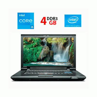 БУ Ноутбук Ноутбук Б-класс Lenovo ThinkPad L512 / 15.6" (1366x768) TN / Intel Core i5-480M (2 (4) ядра по 2.66 - 2.93 GHz) / 4 GB DDR3 / 240 GB SSD / AMD Radeon HD 4500, 512 MB DDR3, 64-bit