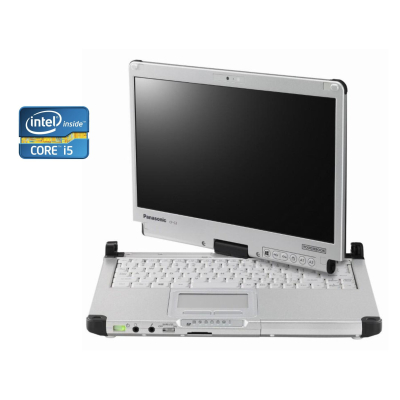 БУ Ноутбук Защищенный ноутбук-трансформер Panasonic Toughbook CF-C2 / 12.5" (1366x768) TN / Intel Core i5-4200U (2 (4) ядра по 1.6 - 2.6 GHz) / 12 GB DDR3 / 480 GB SSD / Intel HD Graphics 4400 / WebCam / 4G LTE / Win 10 Pro
