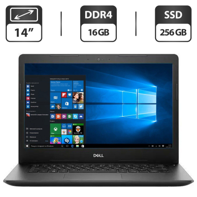 БУ Ноутбук Ноутбук Dell Latitude 3490 / 14" (1366x768) TN / Intel Core i3-8130U (2 (4) ядра по 2.2 - 3.4 GHz) / 16 GB DDR4 / 256 GB SSD / Intel UHD Graphics 620 / WebCam / HDMI