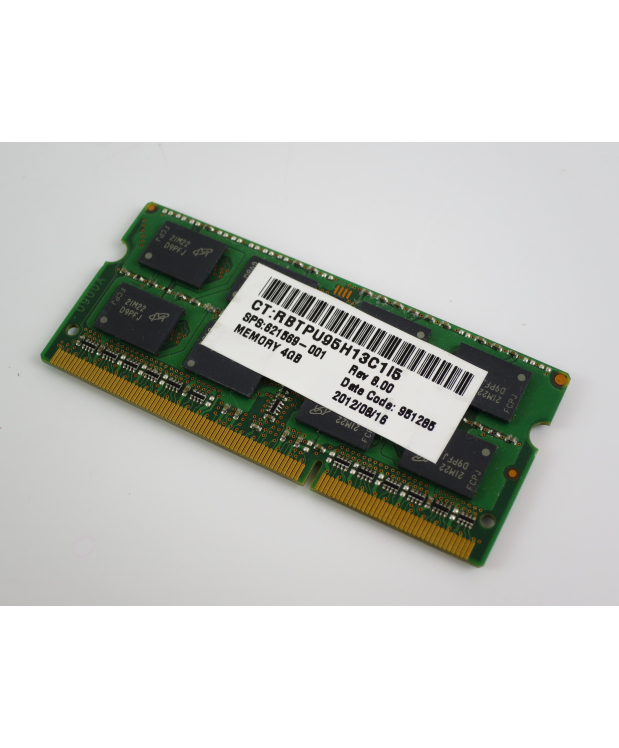 4GB DDR3 1600 MHz Micron PC3-12800 1.35 V Оперативна пам'ять SODIMM для ноутбуків фото_2