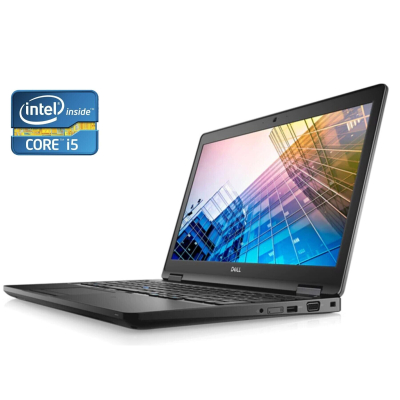 БУ Ноутбук Ноутбук Dell Latitude 5590/ 15.6 " (1920x1080) IPS / Intel Core i5-8250U (4 (8) ядра по 1.6 - 3.4 GHz) / 8 GB DDR4 / 256 GB SSD / Intel UHD Graphics 620 / WebCam 