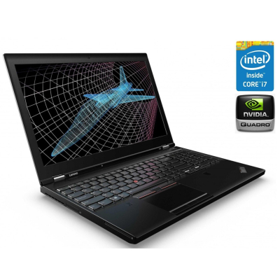 БУ Ноутбук Мобильная рабочая станция Lenovo ThinkPad P50s / 15.6" (1920x1080) IPS / Intel Core i7-6500U (2 (4) ядра по 2.5 - 3.1 GHz) / 32 GB DDR3 / 512 GB SSD / nVidia Quadro M500M, 2 GB DDR3, 64-bit / WebCam / Win 10 Pro