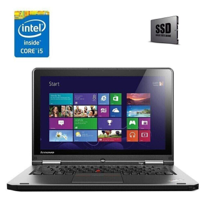 БУ Ноутбук Ультрабук Lenovo Thinkpad S1 Yoga / 13.3" (1920x1080) IPS Touch / Intel Core i5-4200U (2 (4) ядра по 1.6 - 2.6 GHz) / 4 GB DDR3 / 240 GB SSD / Intel HD Graphics 4400 / WebCam