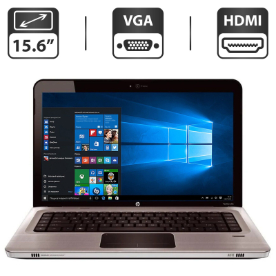 БУ Ноутбук Ноутбук Б-класс HP Pavilion DV6 / 15.6" (1366x768) TN / Intel Core i3-350M (2 (4) ядра по 2.26 GHz) / 4 GB DDR3 / 320 GB HDD / Intel HD Graphics / WebCam / HDMI