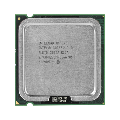 Процесор Intel® Core ™ 2 Duo E7500 (3 МБ кеш-пам'яті, тактова частота 2,93 ГГц, частота системної шини 1066 Мгц)