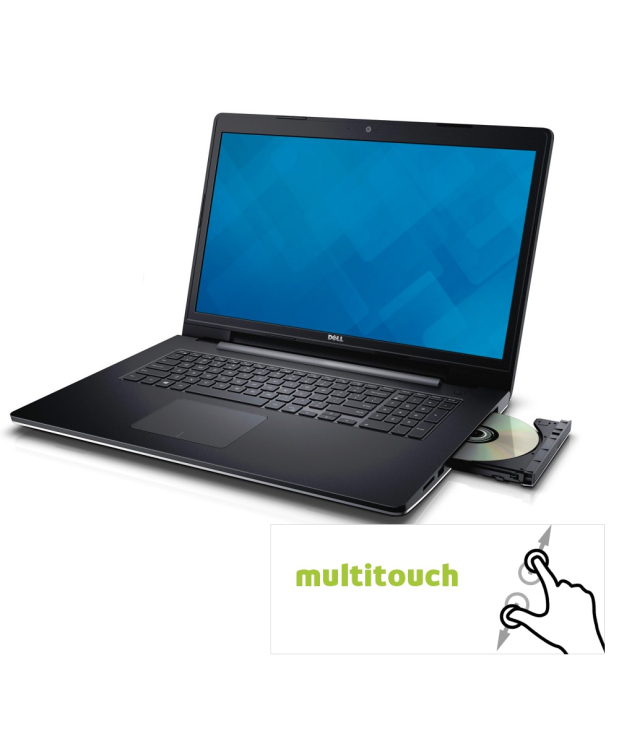 Ноутбук 17.3 Dell Inspiron 17 5000 Intel Core i7-6500U 16Gb RAM 500Gb HDD IPS MultiTouch FullHD