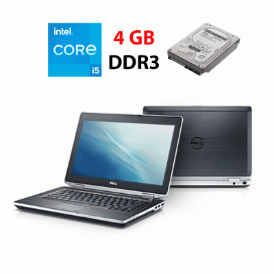 БУ Ноутбук Ноутбук Б-класс Dell Latitude E6320 / 13.3" (1366x768) TN / Intel Core i5-2520M (2 (4) ядра по 2.5 - 3.2 GHz) / 4 GB DDR3 / 500 GB HDD / Intel HD Graphics 3000  / WebCam / VGA