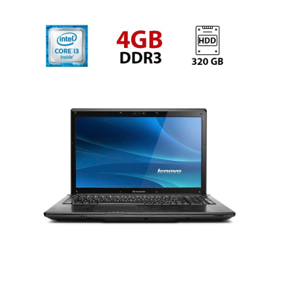 БУ Ноутбук Ноутбук Б-класс Lenovo G560 / 15.6" (1366x768) TN / Intel Core i3-350M (2 (4) ядра по 2.26 GHz) / 4 GB DDR3 / 320 GB HDD / Intel HD Graphics / WebCam