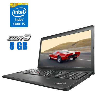 БУ Ноутбук Ноутбук Lenovo ThinkPad E531 / 15.6" (1366x768) TN / Intel Core i5-3230M (2 (4) ядра по 2.6 - 3.2 GHz) / 8 GB DDR3 / 250 GB SSD / Intel HD Graphics 4000 / WebCam