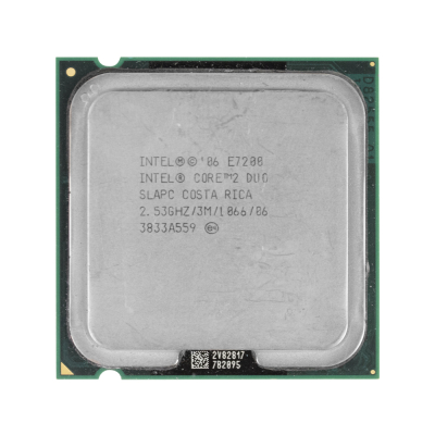 Процесор Intel® Core ™ 2 Duo E7200 (3 МБ кеш-пам'яті, тактова частота 2,53 ГГц, частота системної шини 1066 Мгц)